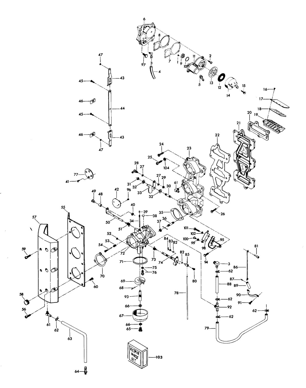 CHRYSLER 75 H.P. CARBURETOR