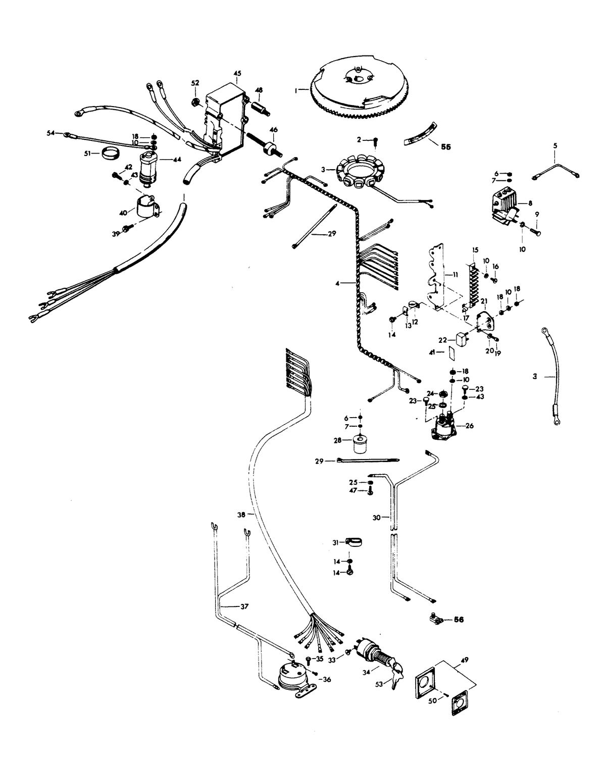 CHRYSLER 105 H.P. ELECTRICAL COMPONENTS