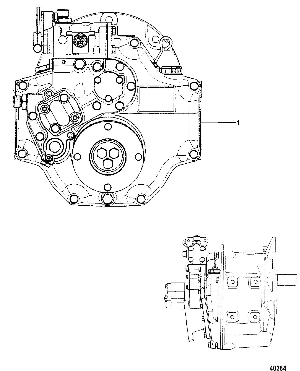 MERCRUISER 2.0L I4 115-130HP DIESEL Transmission and Related Parts (Inboard), Technodrive 485