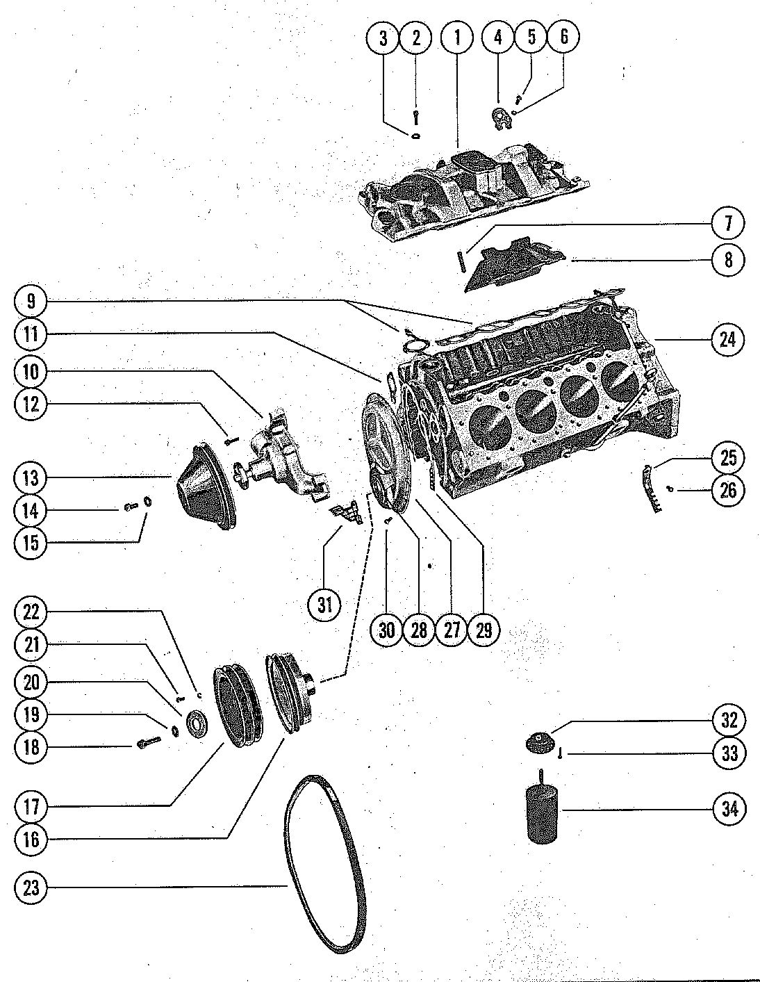 MERCRUISER 280 ENGINE INTAKE MANIFOLD