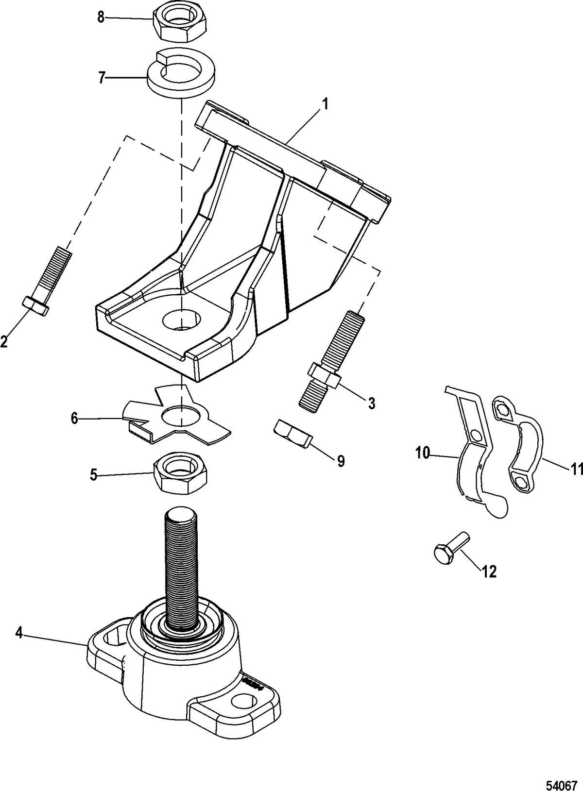 MERCRUISER 385 PERFORMANCE TUNED Engine Mounts