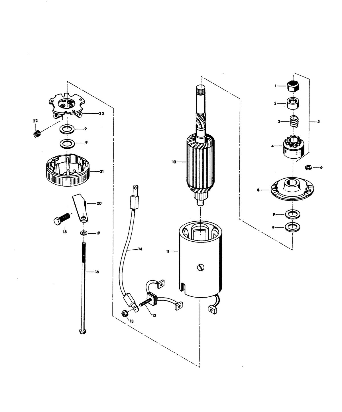 CHRYSLER 100 H.P. STARTER