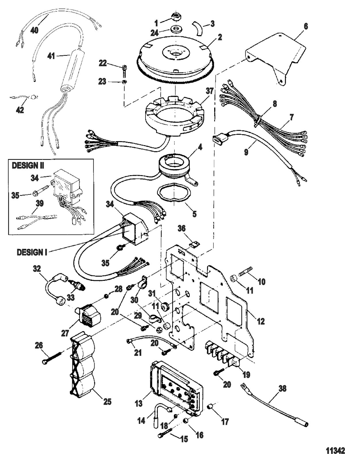 SPORTJET SPORT JET 90 Ignition Components(Ser. #'s 0E023150 Thru 0E033710)