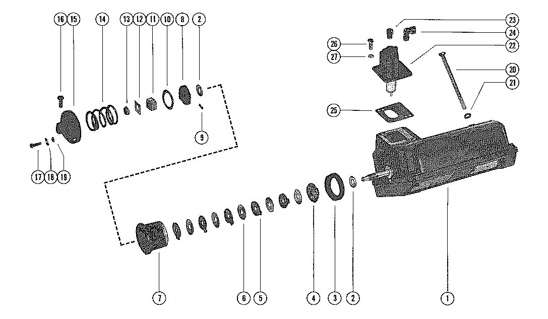 MERCRUISER 215 ENGINE SHIFT ACTUATOR ASSEMBLY