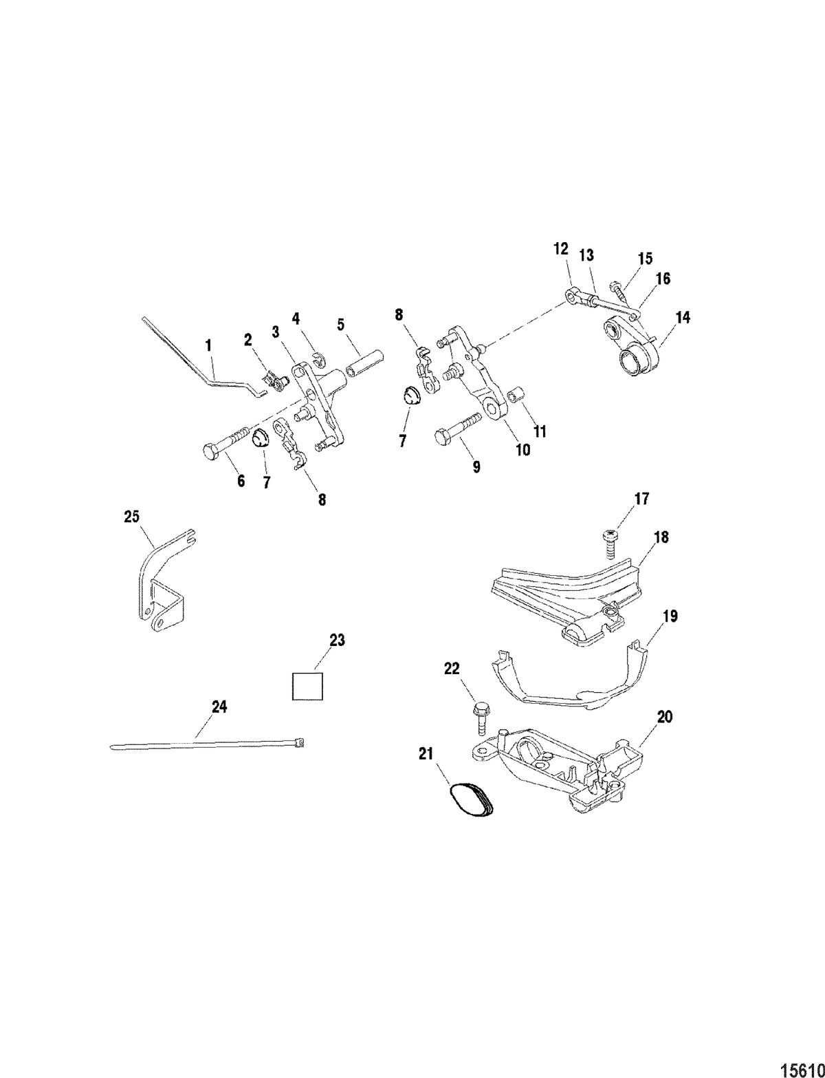 ACCESSORIES REMOTE CONTROL SYSTEMS AND COMPONENTS Attaching Kit - Remote Control(856553A 1)