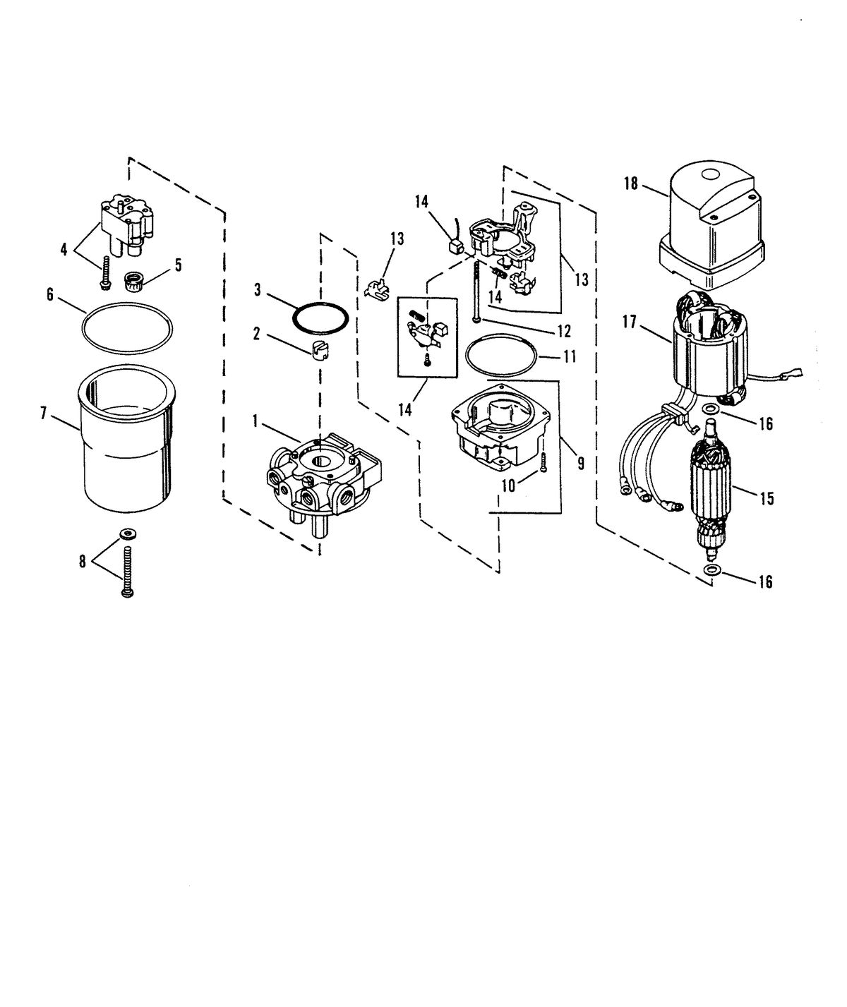 RACE OUTBOARD XR-2 / MAGNUM HYDRAULIC PUMP ASSEMBLY(NEW DESIGN)