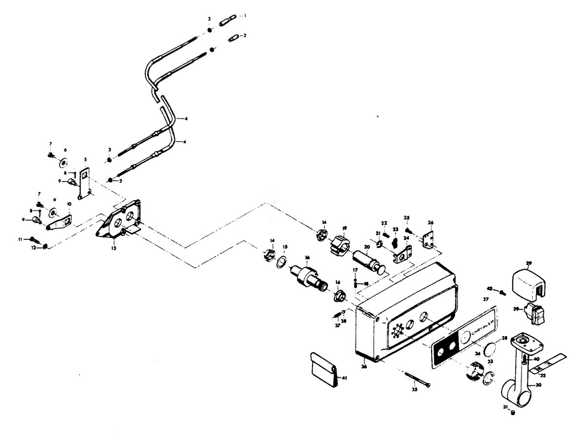CHRYSLER 100 H.P. REMOTE CONTROL