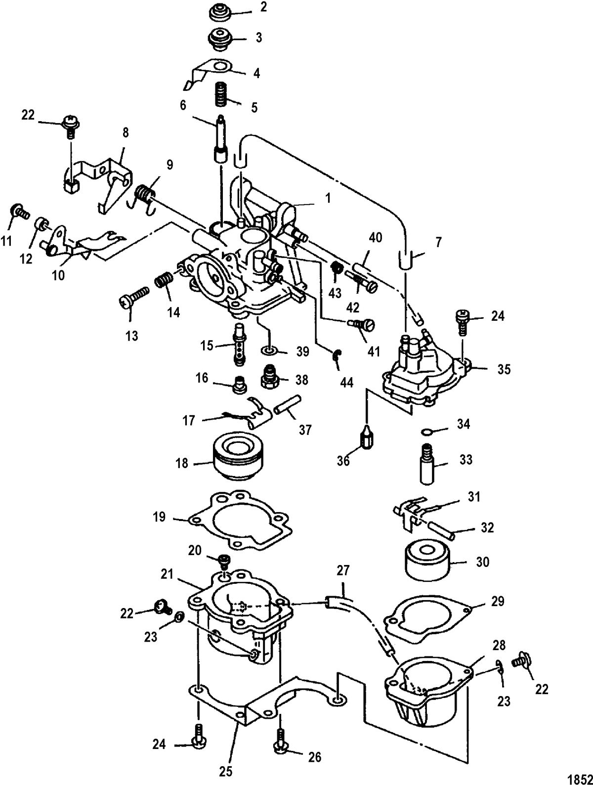 MARINER 15K Carburetor
