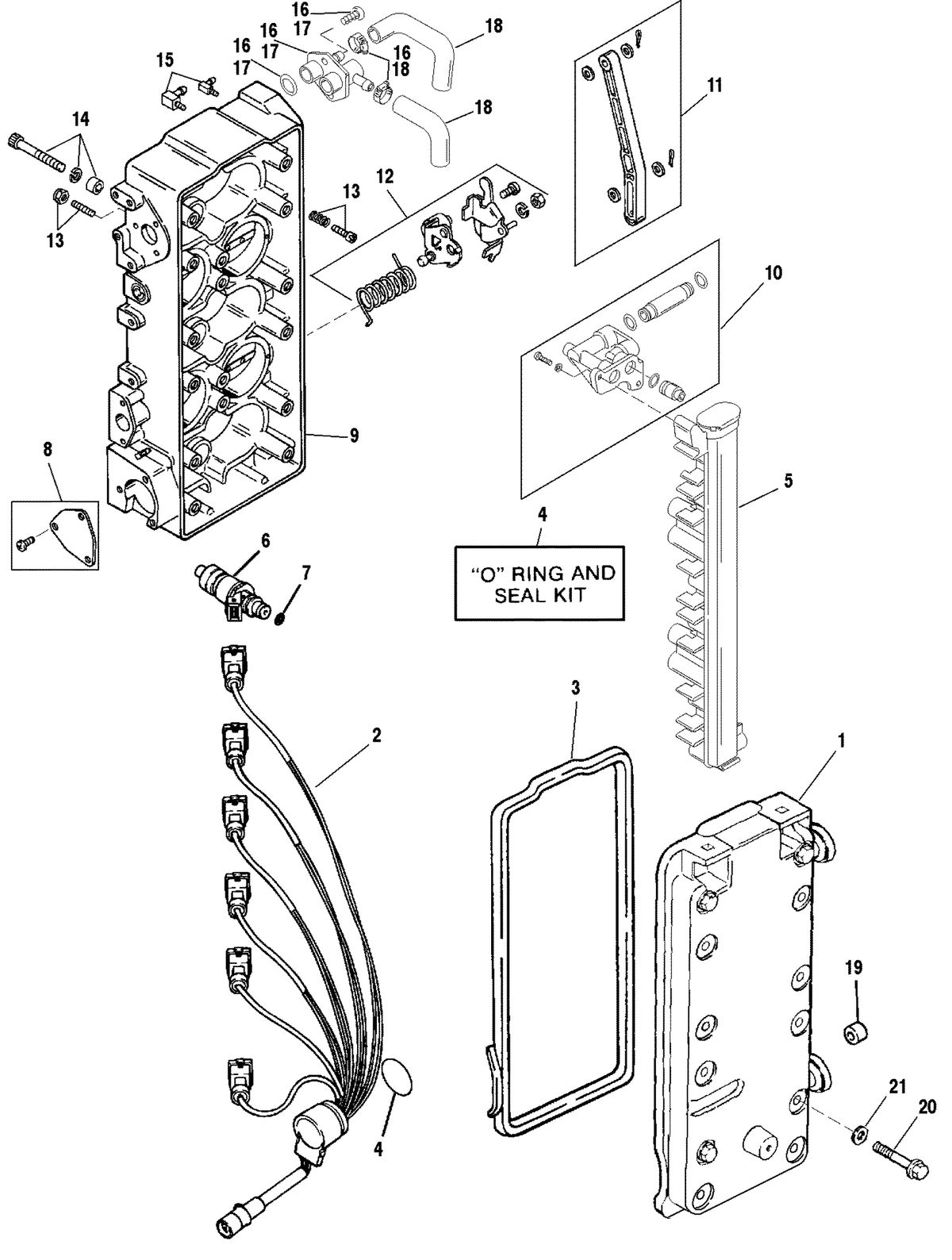 RACE OUTBOARD 225 (EFI) PRO-MAX/SUPER MAGNUM FUEL MANAGEMENT SYSTEM (S/N-0G367000 & UP)
