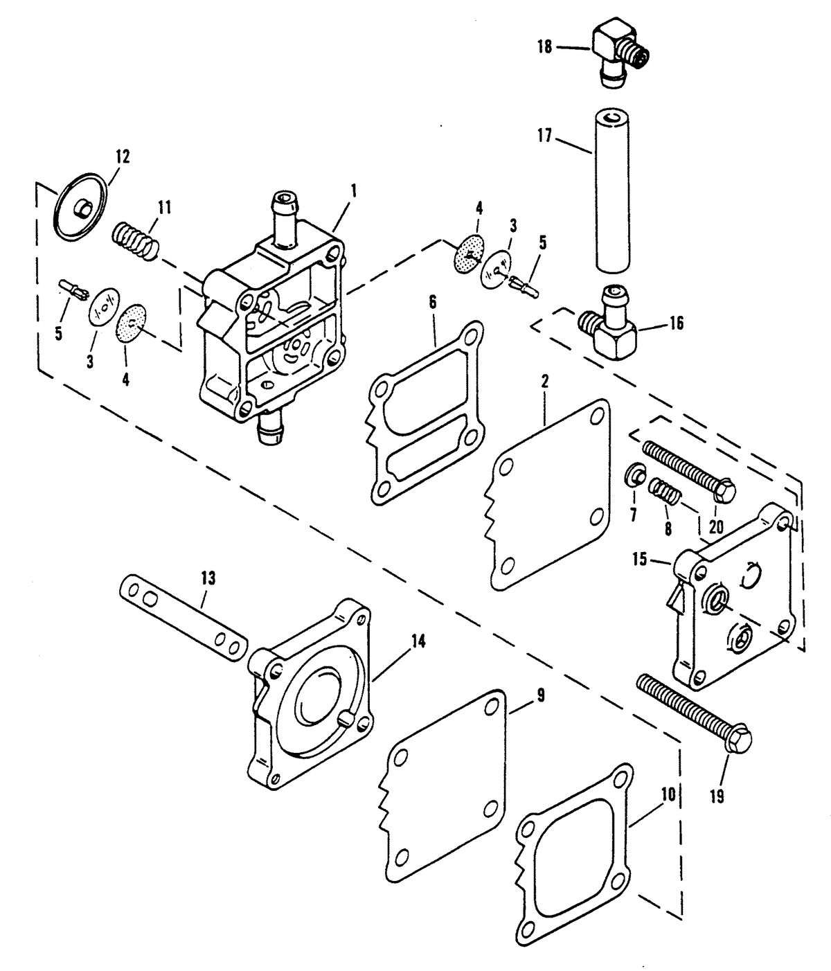 RACE OUTBOARD XR-2 MAGNUM FUEL PUMP