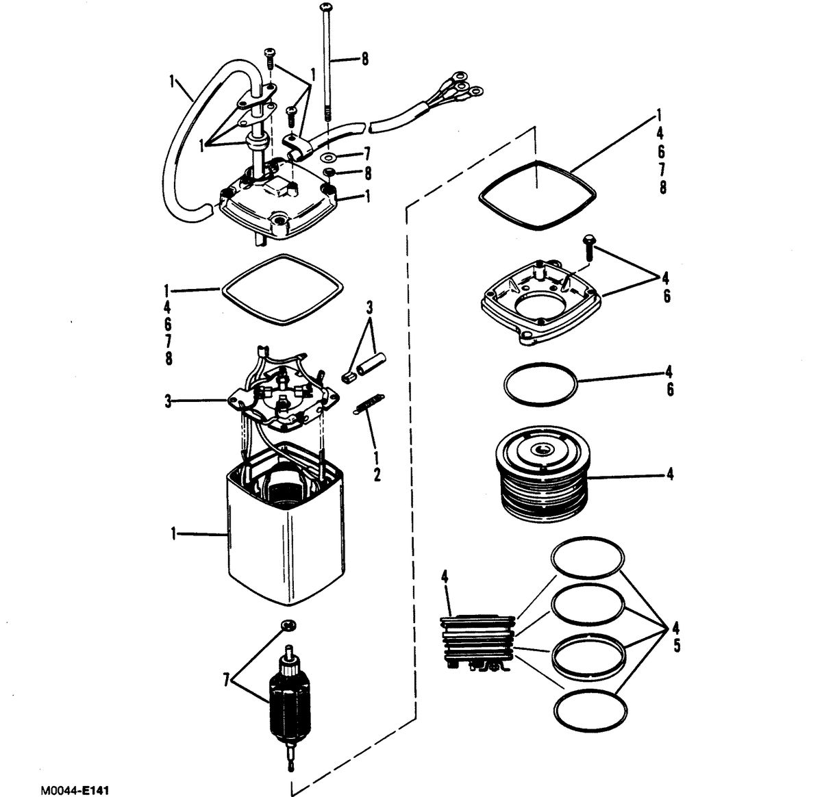 MARINER 175 SKI (EFI) (V-6) POWER TRIM PUMP