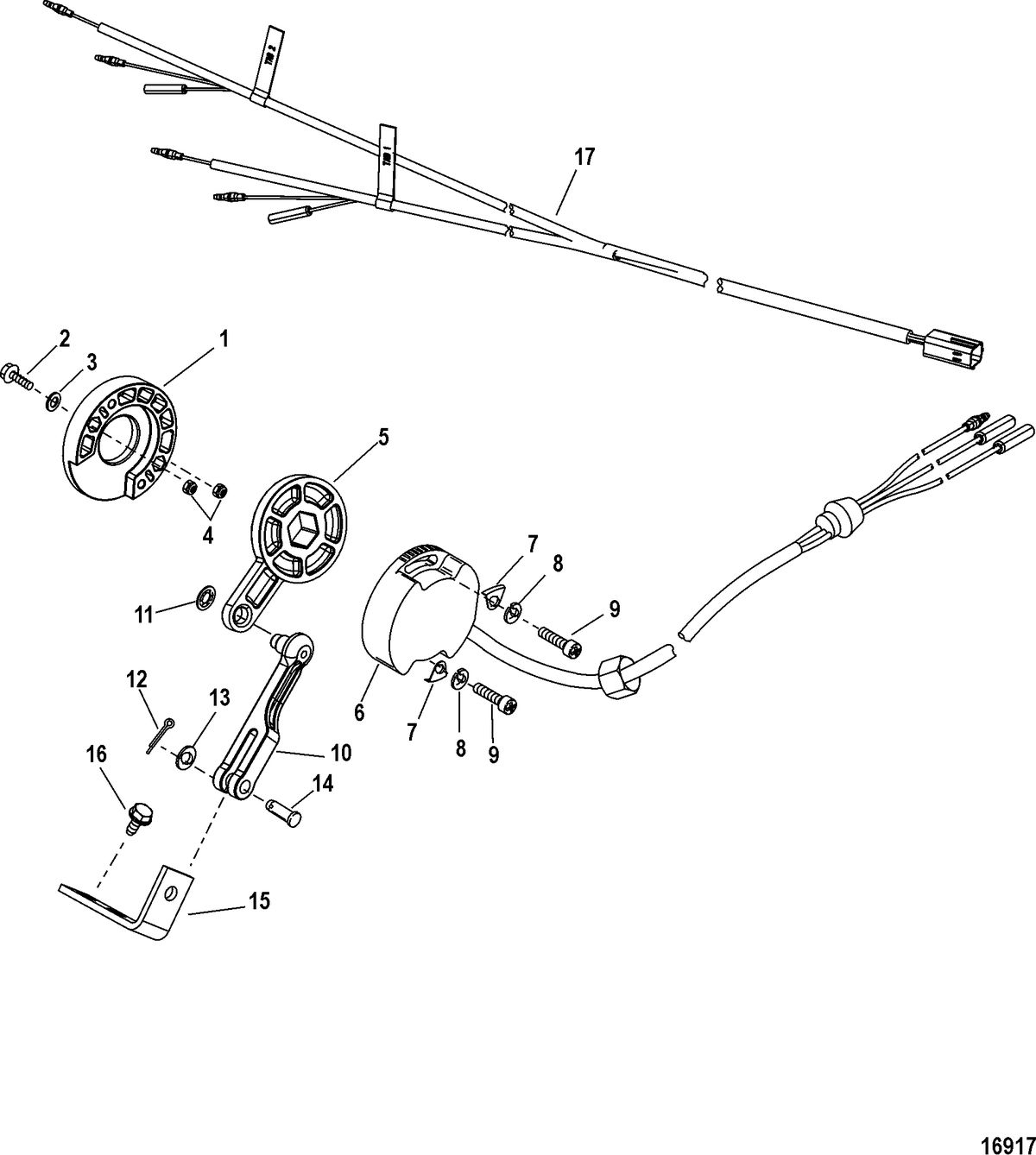 ACCESSORIES TRIM / TILT / LIFT SYSTEMS AND COMPONENTS Digital Tab Position Indicator Components