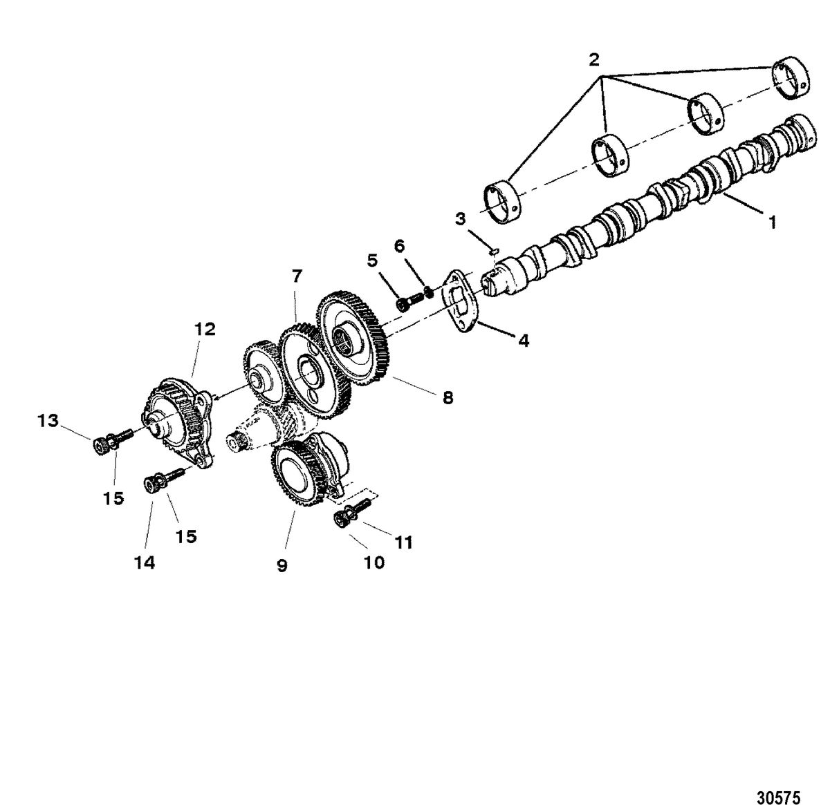 MERCRUISER D4.2L/200-LD CAMSHAFT