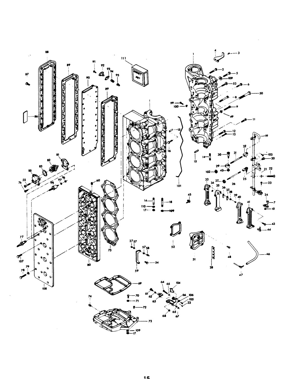 CHRYSLER 115 H.P. POWER HEAD