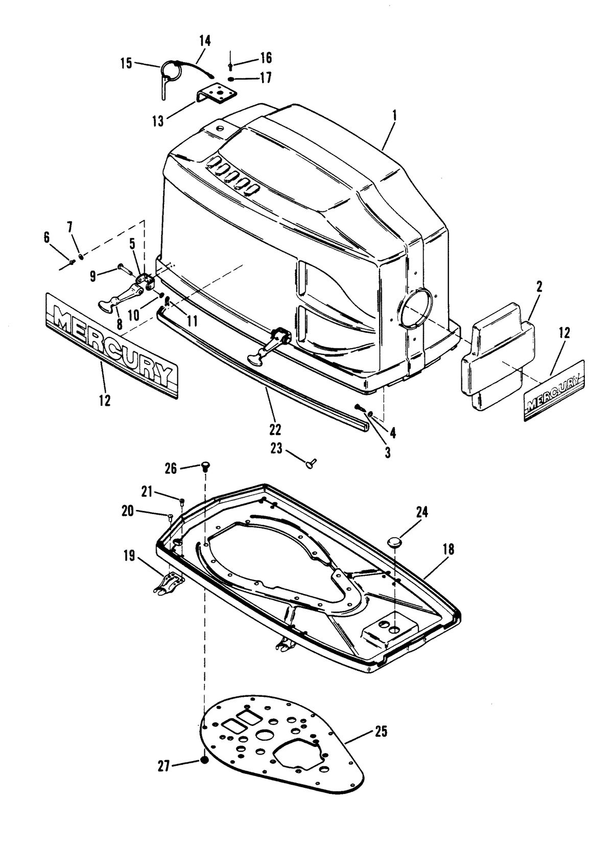 RACE OUTBOARD XR-2 COWLS