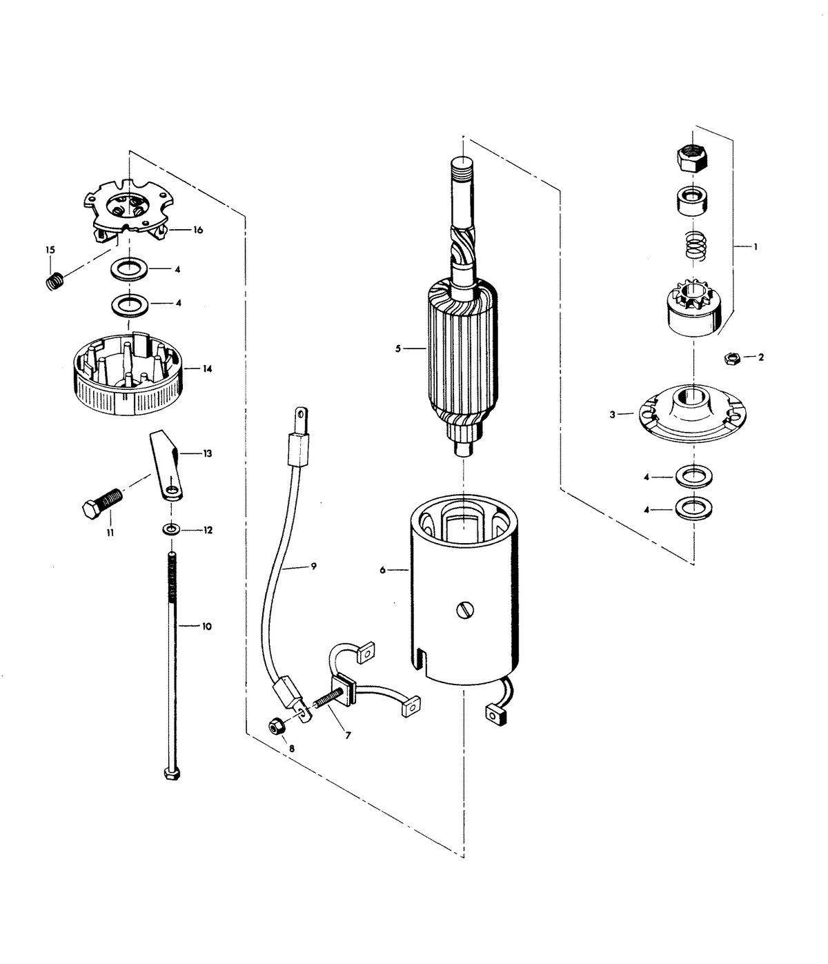 CHRYSLER 100 H.P. STARTER
