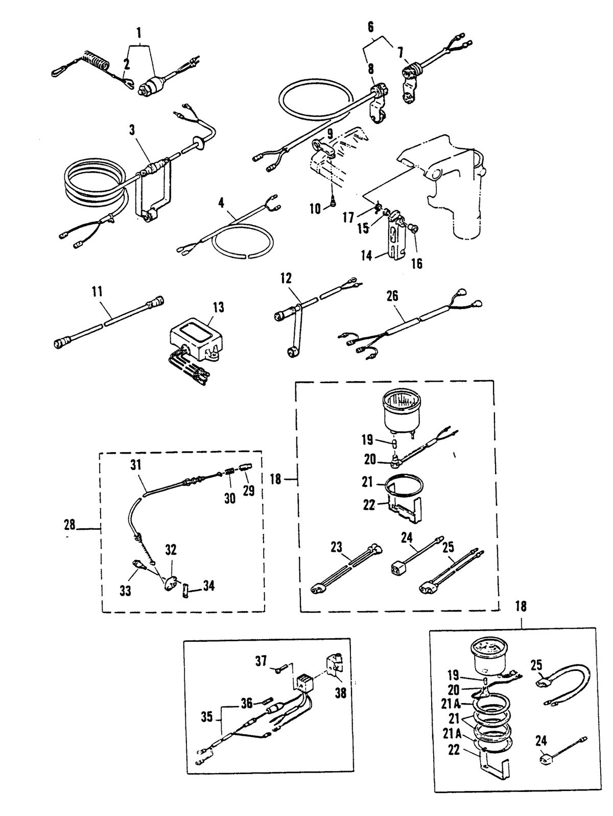 MARINER 15 HP OPTIONAL PARTS