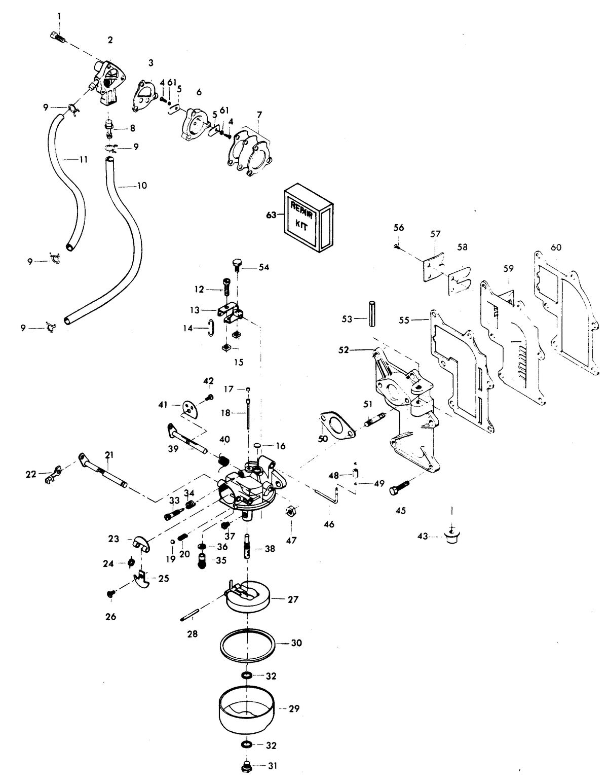 CHRYSLER 12 H.P. FUEL SYSTEM