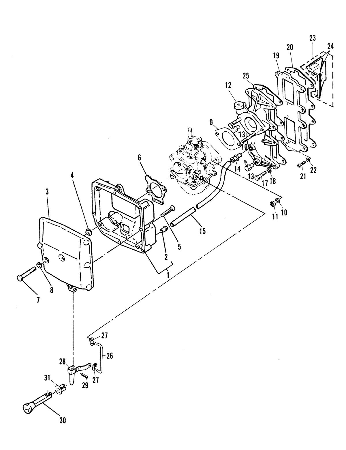 MARINER MARINER 40 INTAKE MANIFOLD