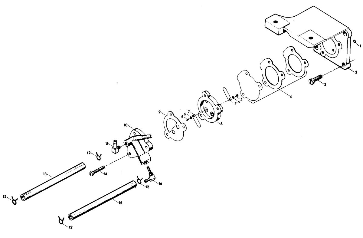 CHRYSLER 10 H.P. SAILOR FUEL PUMP