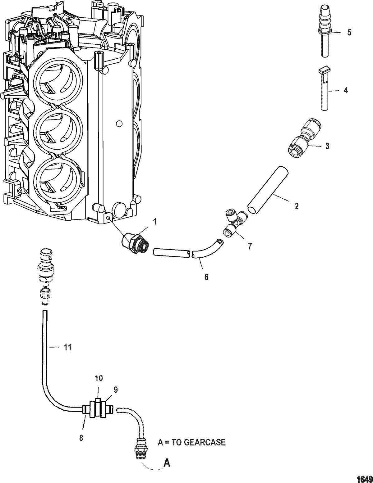 RACE OUTBOARD 250 XS(3.0L DFI) Speedometer/Block Pressure System