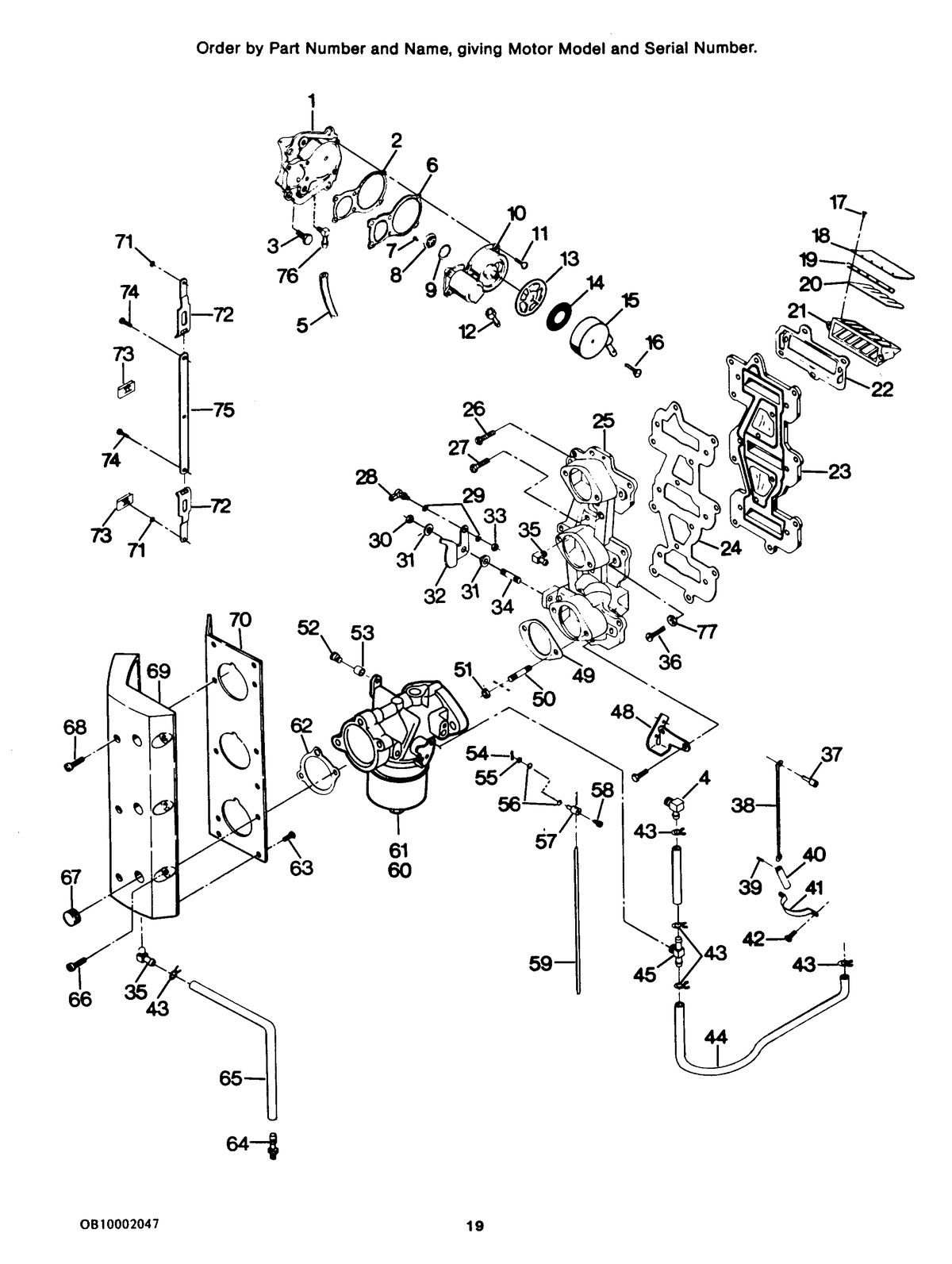 FORCE FORCE 1986 85 H.P. CARBURETOR