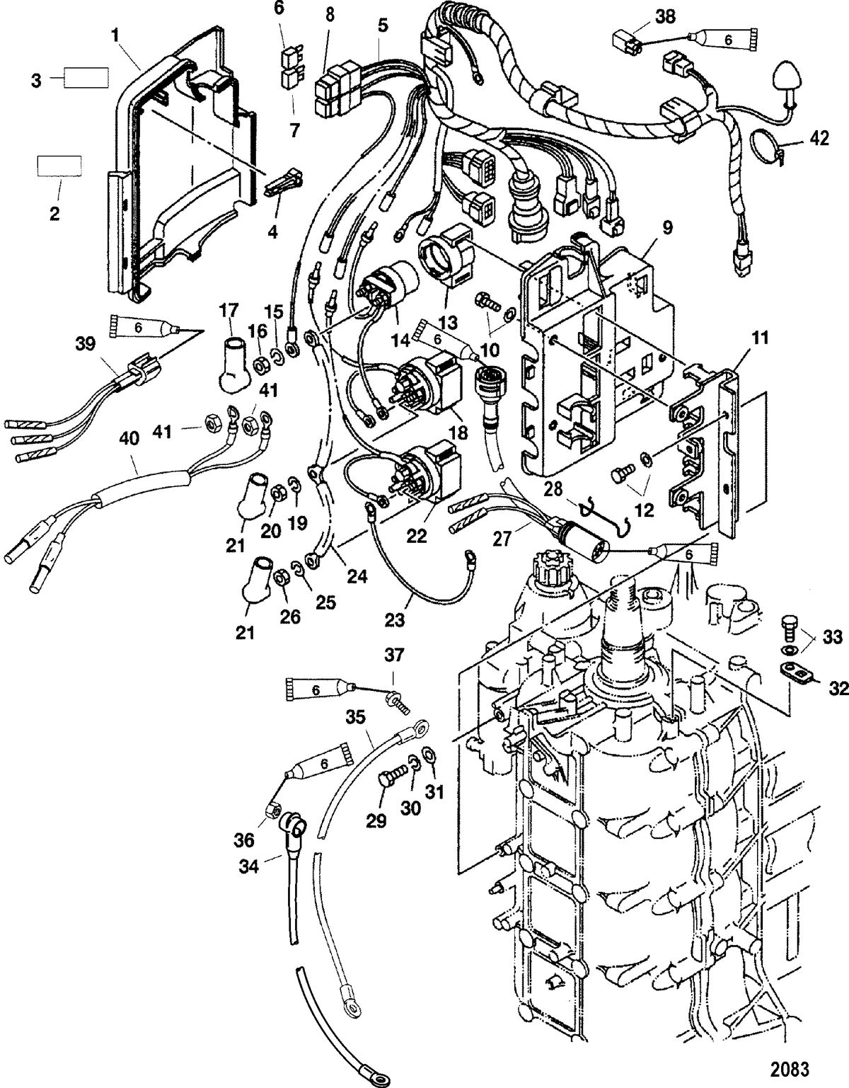 MERCURY/MARINER 75/90 (4-STROKE) Electrical Components