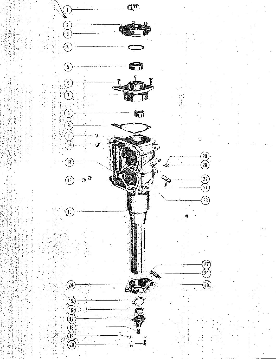 MARK KF3, KF5, MARK5 CRANKCASE AND BEARING HOUSING ASSEMBLY