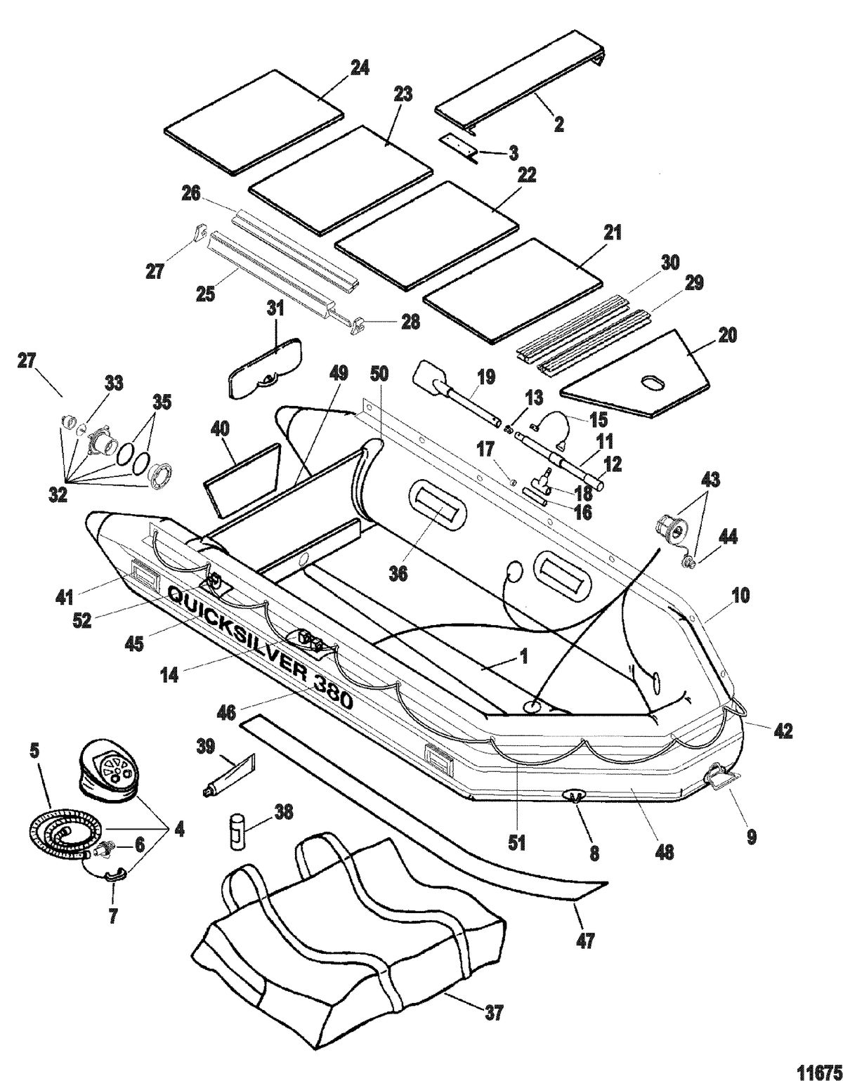 INFLATABLES QUICKSILVER PVC SOFT BOTTOM QS Inflatables(380) (Page 1)