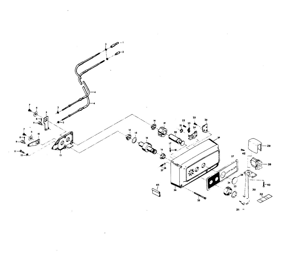 CHRYSLER 85 H.P. REMOTE CONTROL