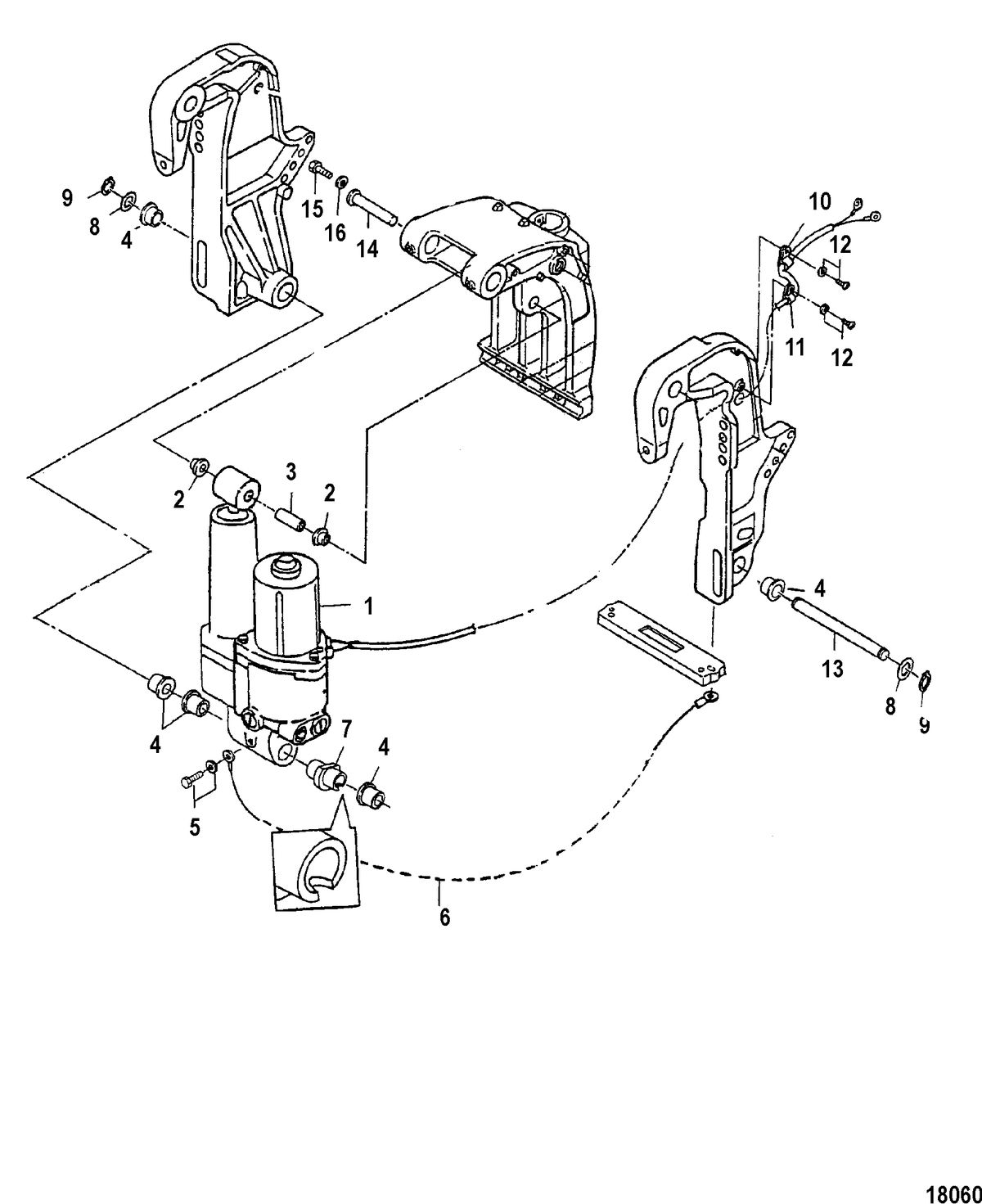 MERCURY/MARINER 40/40 LIGHTNING XR/50 Power Trim