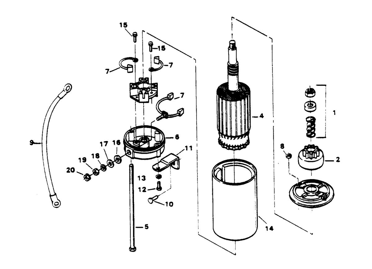 FORCE FORCE 125 H.P. STARTER (BOSCH)