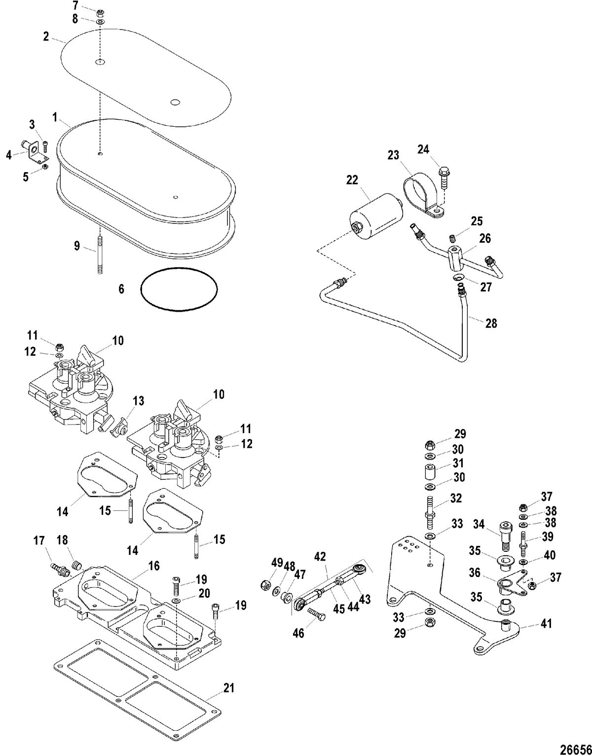RACE STERNDRIVE 575 SCI Intake Throttle Body Assembly