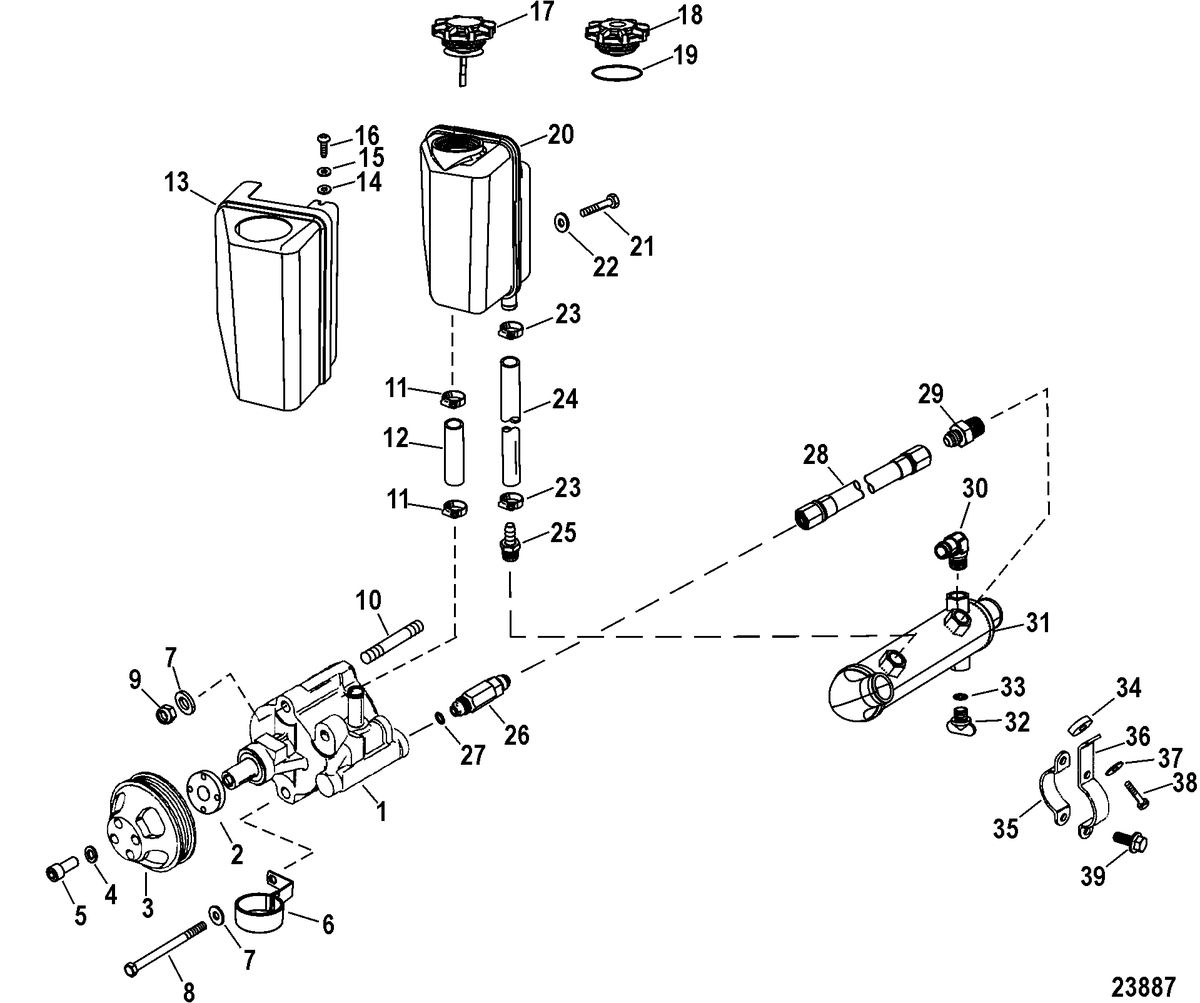 RACE STERNDRIVE 662 SCI Power-Assisted Steering Components