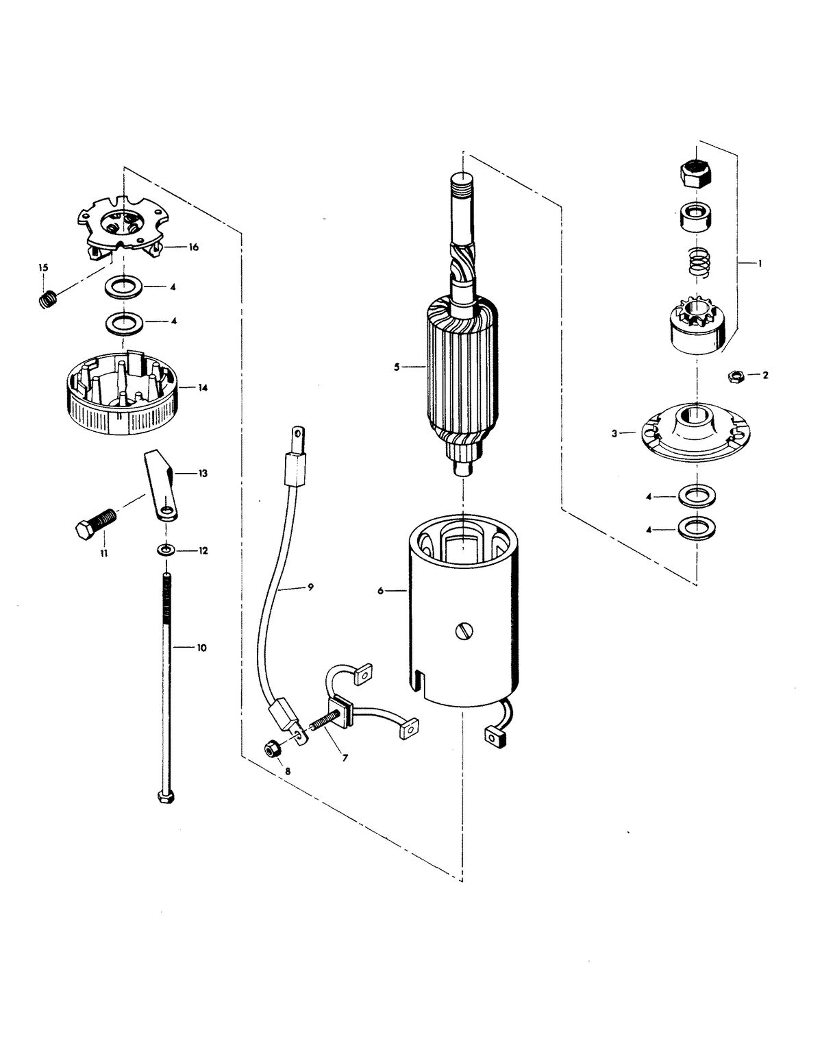 CHRYSLER 140 H.P. CHARGER DELUXE STARTER
