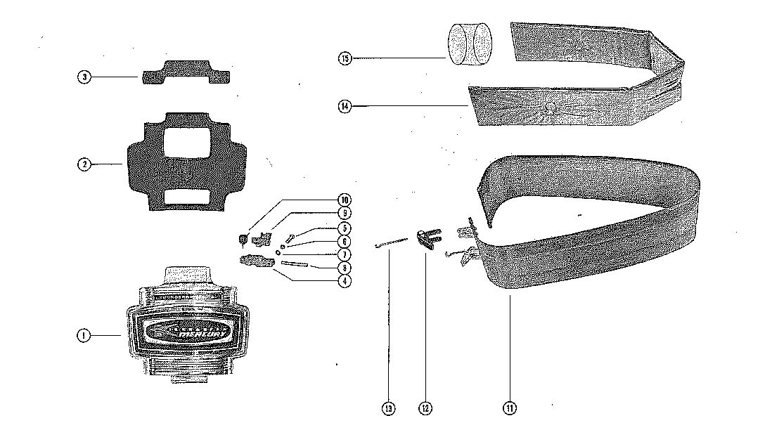 MERCURY MERC 400 COWLING AND FRONT COVER