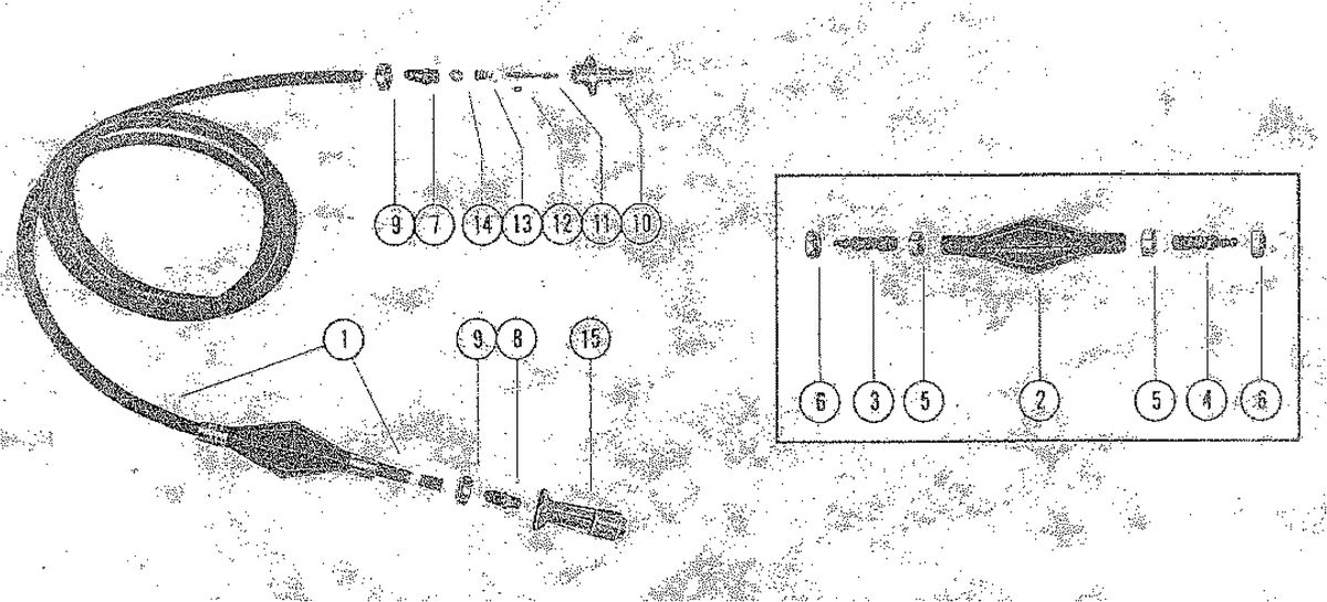 MARINER 115 HORSEPOWER FUEL LINE ASSEMBLY (8' AND 12')