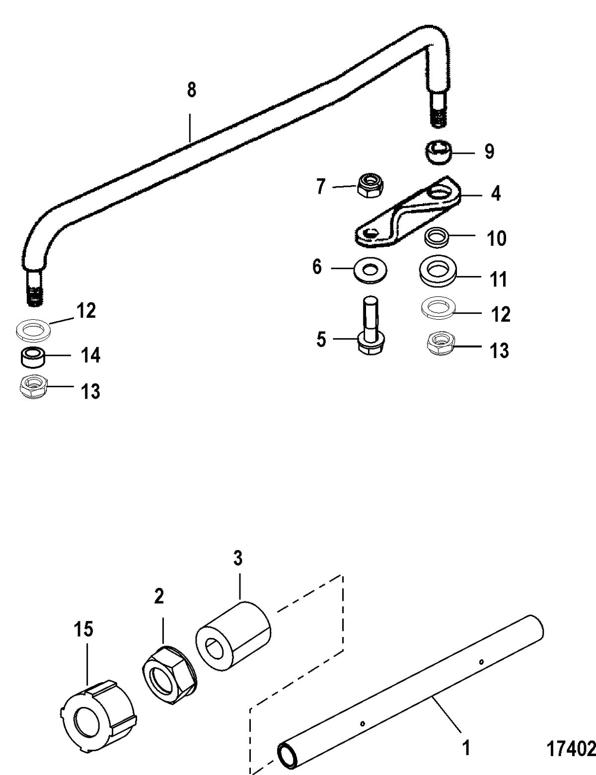 ACCESSORIES STEERING SYSTEMS AND COMPONENTS Attaching Kit(11606A1 and 11606A2)