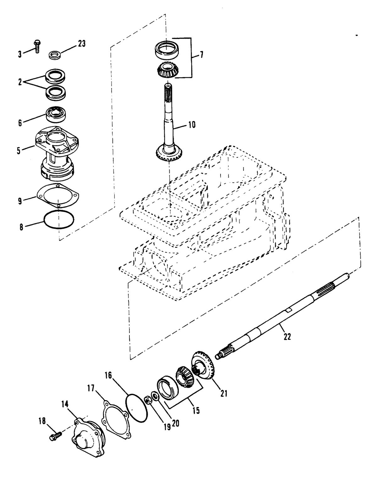 SPORTJET SPORT JET 90 PINION AND IMPELLER SHAFT (SPLINED DRIVE)