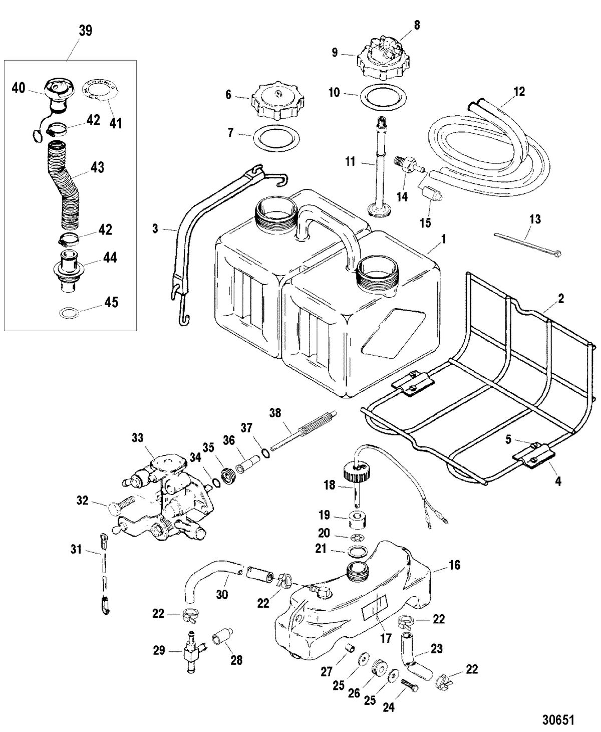 SPORTJET 240 EFI JET DRIVE Oil Injection Components
