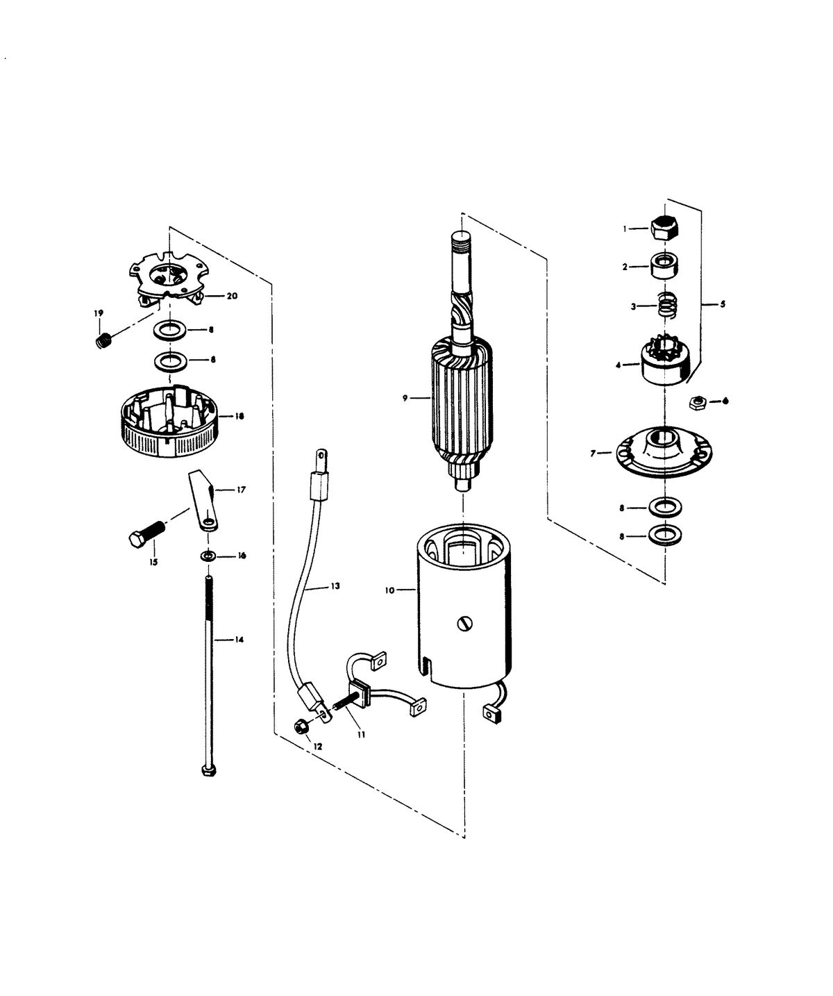 CHRYSLER 100 H.P. STARTER