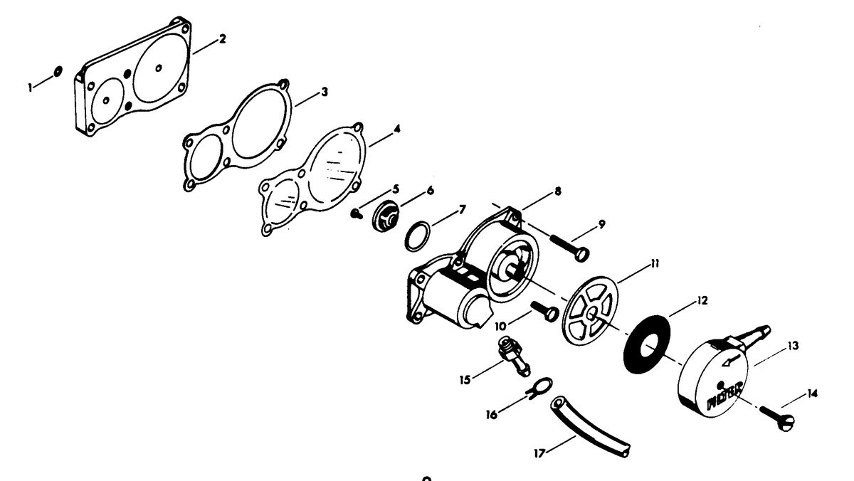 CHRYSLER 55 H.P. FUEL PUMP