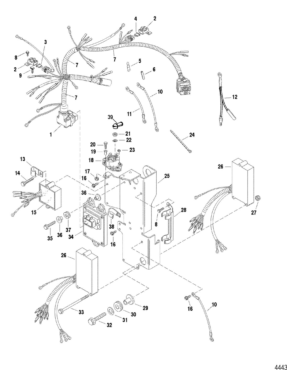 SPORTJET 210 CARB M2 JET DRIVE Electrical Components(Ignition)