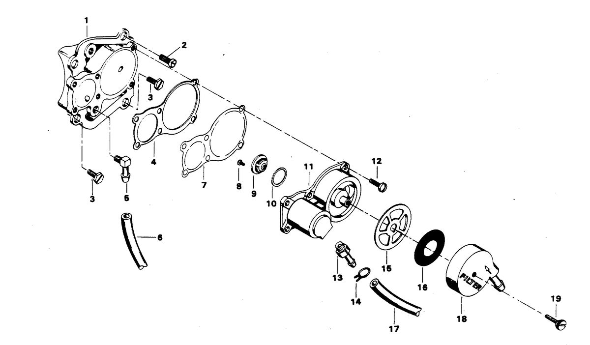 CHRYSLER 45 H.P. FUEL PUMP