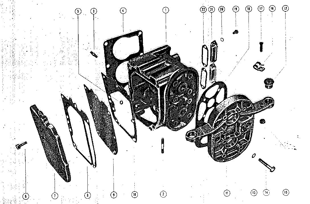 MARK KE7, KF7, KG7, KG4 CYLINDER BLOCK ASSEMBLY