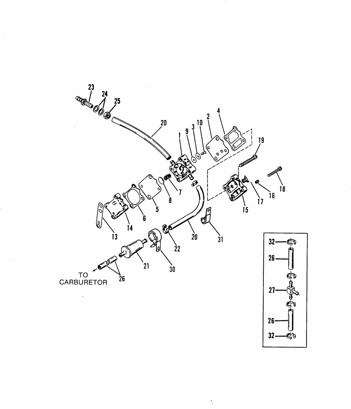 RACE OUTBOARD 44 XS FUEL PUMP