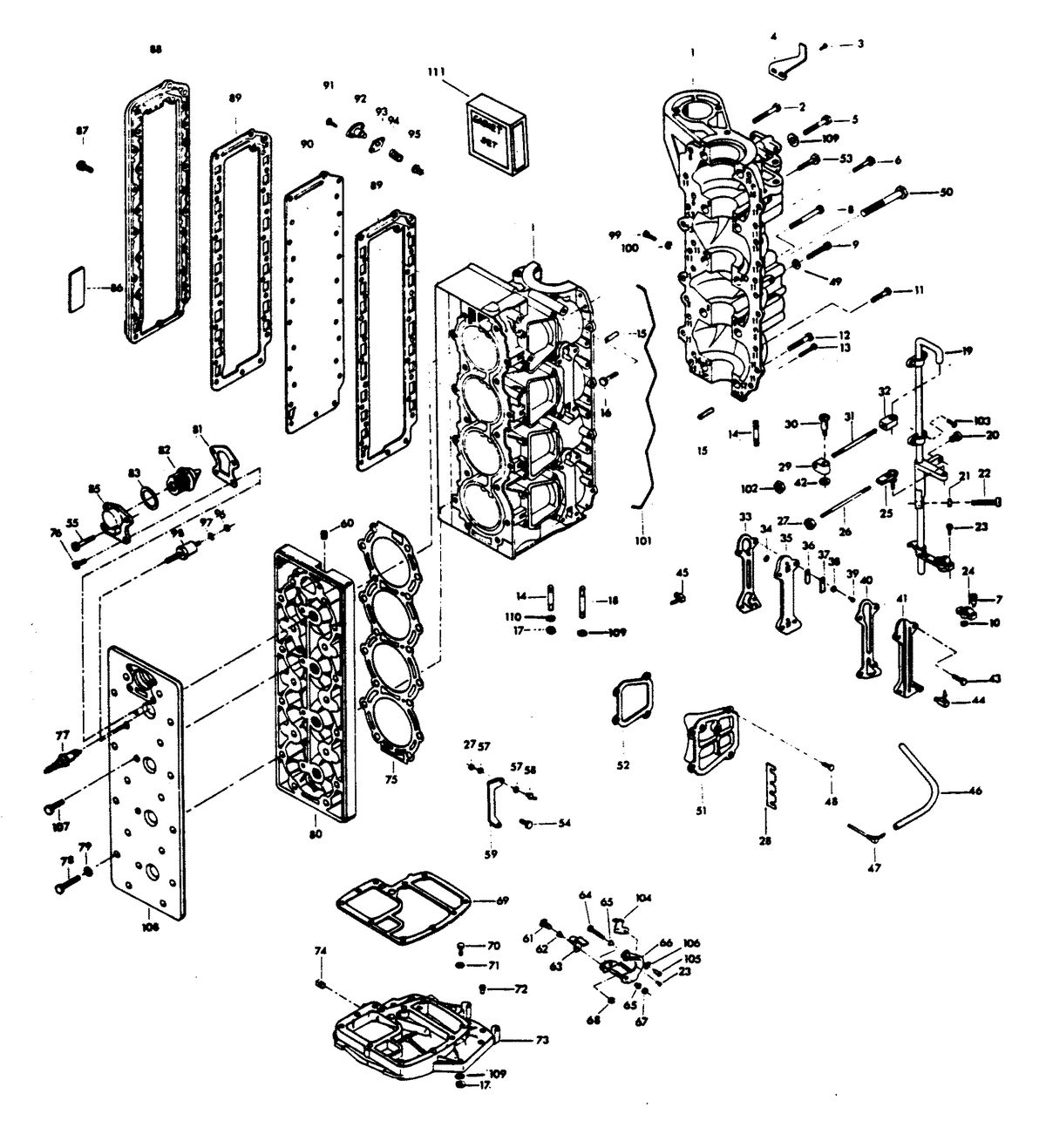 CHRYSLER 115 H.P. POWER HEAD