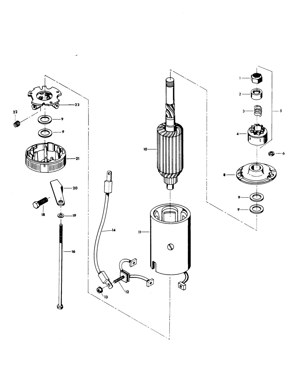 CHRYSLER 115 H.P. TWIN STARTER