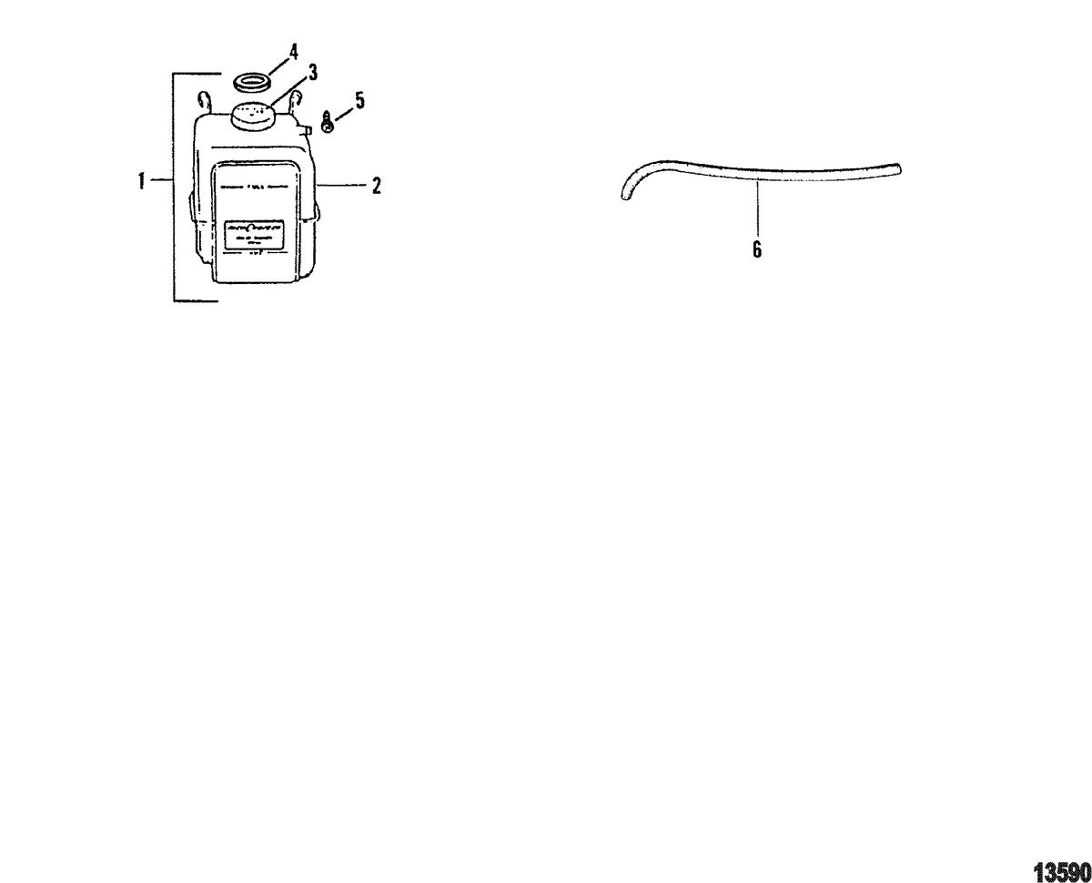 MERCRUISER 530 D-TA / 636 D -TA D183 TURBO AC/D219AC Coolant Recovery