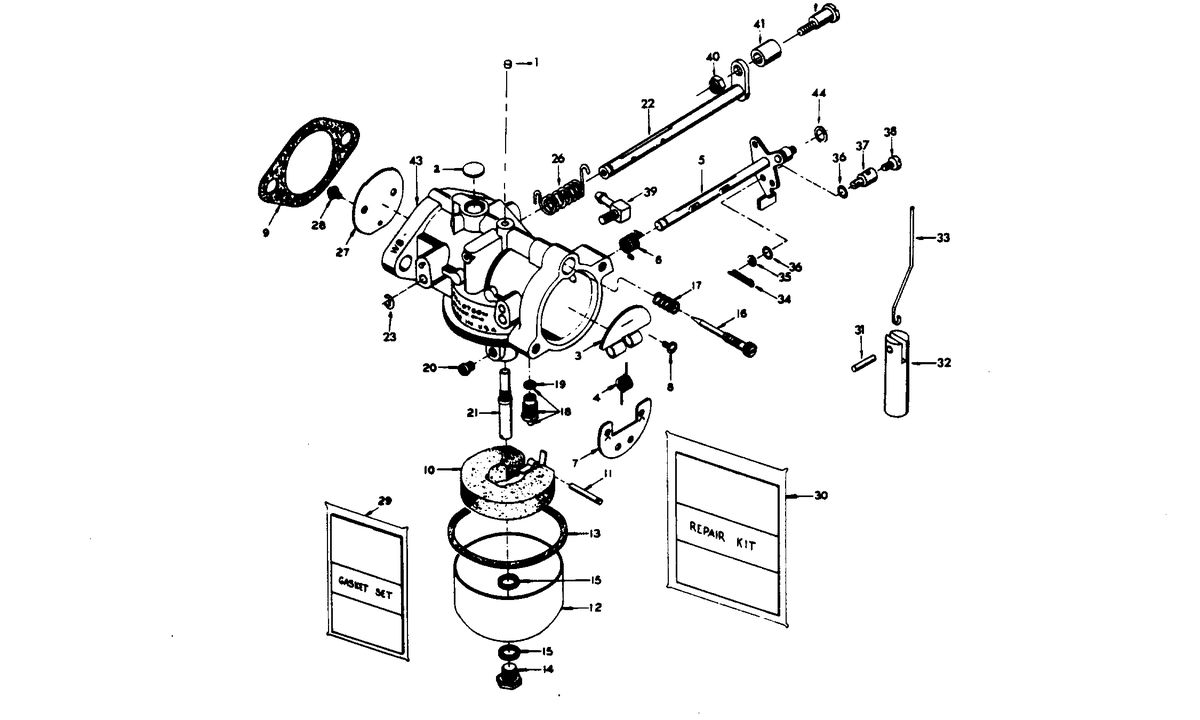CHRYSLER 30 H.P. CARBURETOR